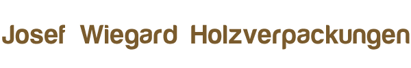 Josef Wiegard Holzverarbeitung e.K.